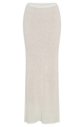 Phoebe Knit Maxi Skirt - Ivory